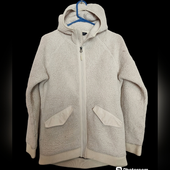 The North Face Jackets & Blazers - The North Face Jacket Campshire Hooded Fleece Sherpa Jacket Cream Small Petite